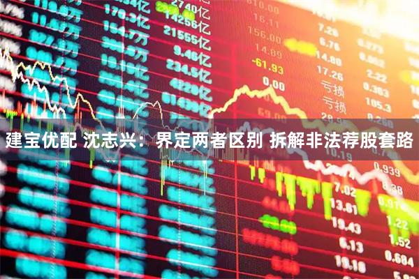 建宝优配 沈志兴：界定两者区别 拆解非法荐股套路